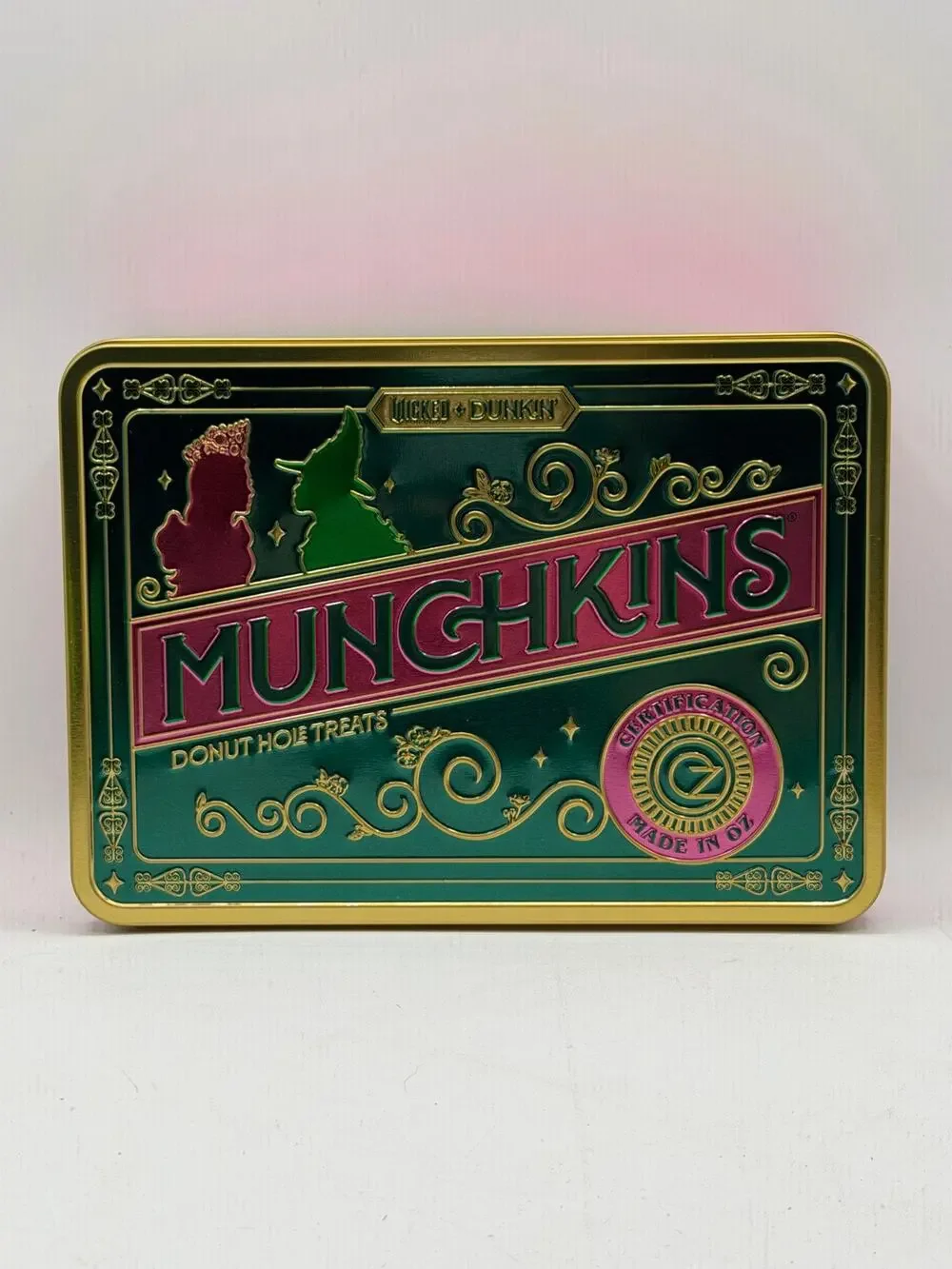 Wicked x Dunkin' Munchkins Collector's Tin - Brand New